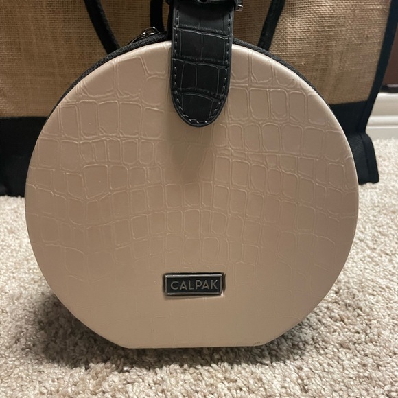 Calpak Baye Mini Bag With Blue Nylon Interior 7" - Picture 2 of 10